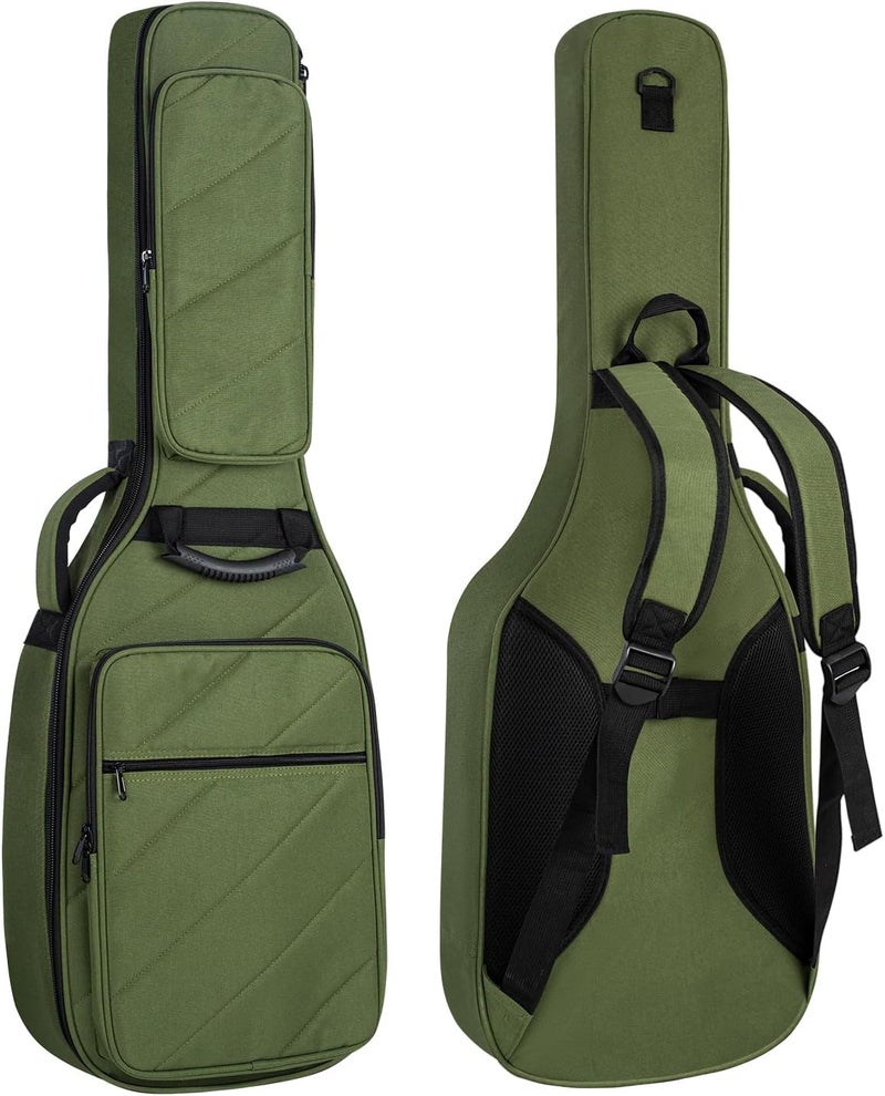 MUZNOTE Store Guitar Bag Electric Case Reinforced 0.7 In Thick Sponge Soft Padded Guitar Case with 3 Pockets Electric Guitar Gig Bag, Neck Cradle,Back Hanger Loop for 39 Electric Guitars - Image 1